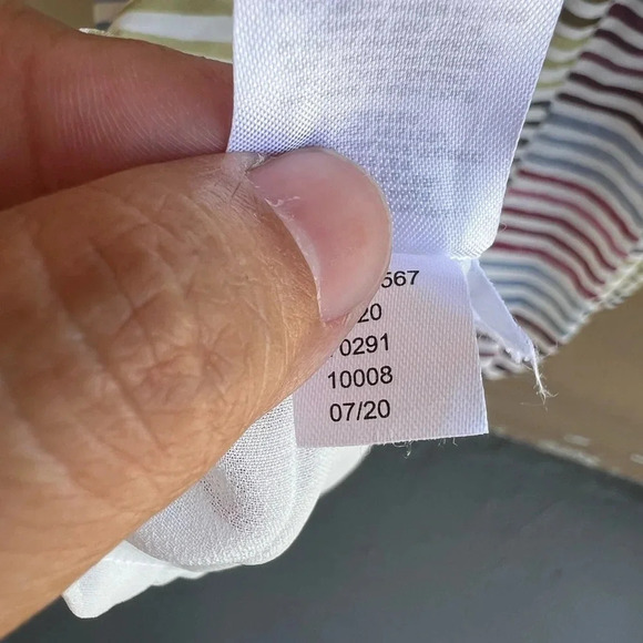 LOFT Stripes Drop Waist Dress - Women's Size Large - Summer 2020 Collection - Picture 4 of 6